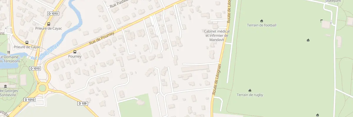 Plan du 41C Rue de Poumey à Gradignan