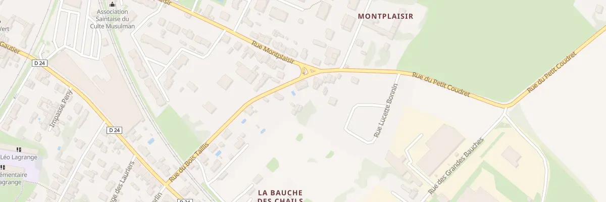 Plan du 14 Rue du Bois Taillis à Saintes
