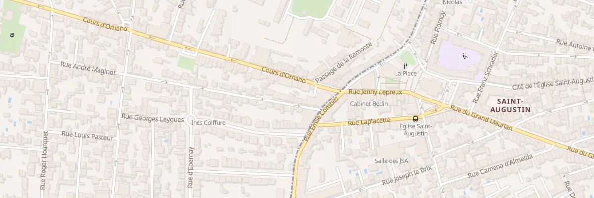 Plan du 7 Rue André Maginot à Mérignac