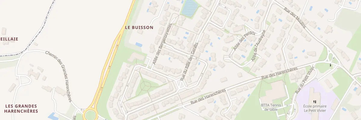 Plan du 3 All des Bergeronnettes à Bouchemaine