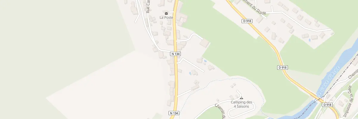Plan du 2192 Rte d’Espagne à Asasp-Arros
