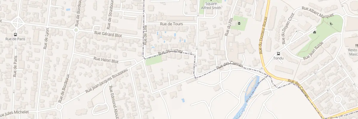 Plan du 1B Rue de Luchey à Mérignac