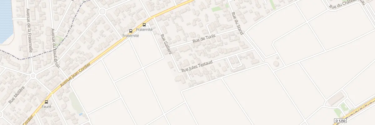 Plan du 22 Rue Testaud à Pessac