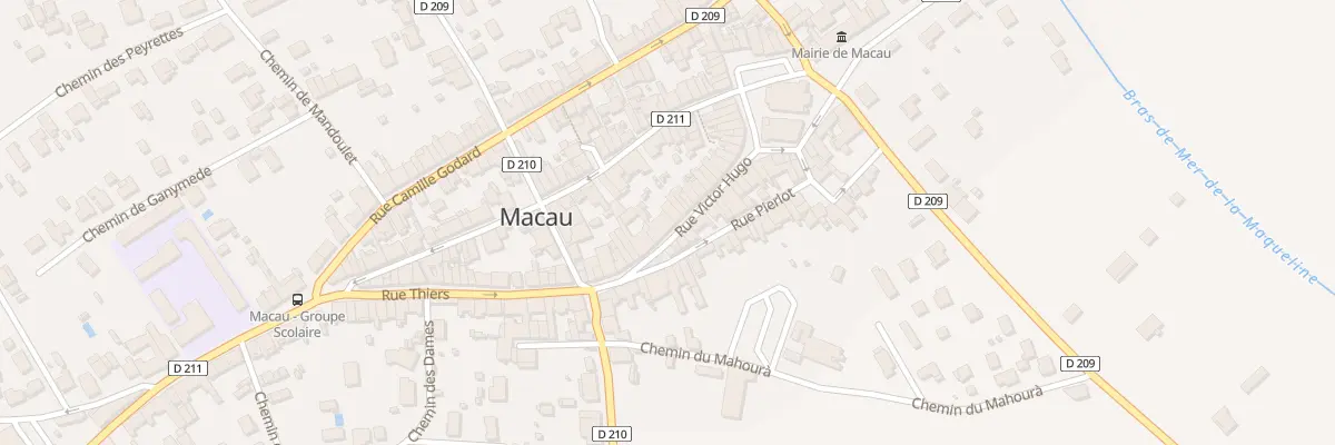 Plan du 24 Rue Victor Hugo à Macau