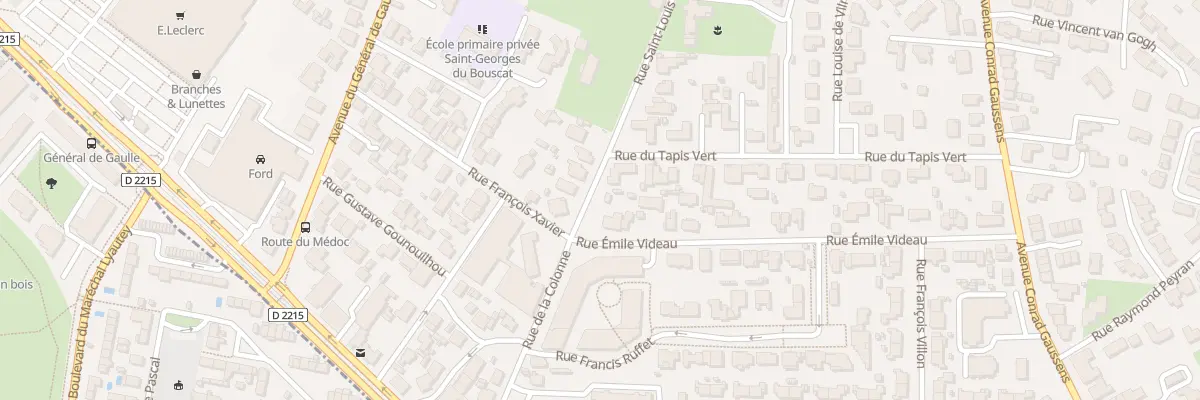 Plan du 26 Av Saint Louis à Bruges