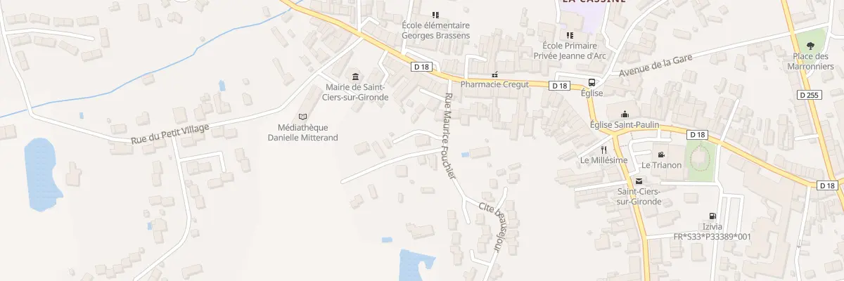 Plan du 6 Rue Maurice Fouchier à Saint-Ciers-sur-Gironde