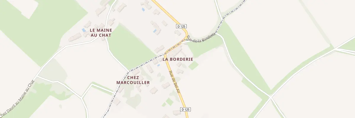 Plan du 5 Rue de Bel Air à Berneuil