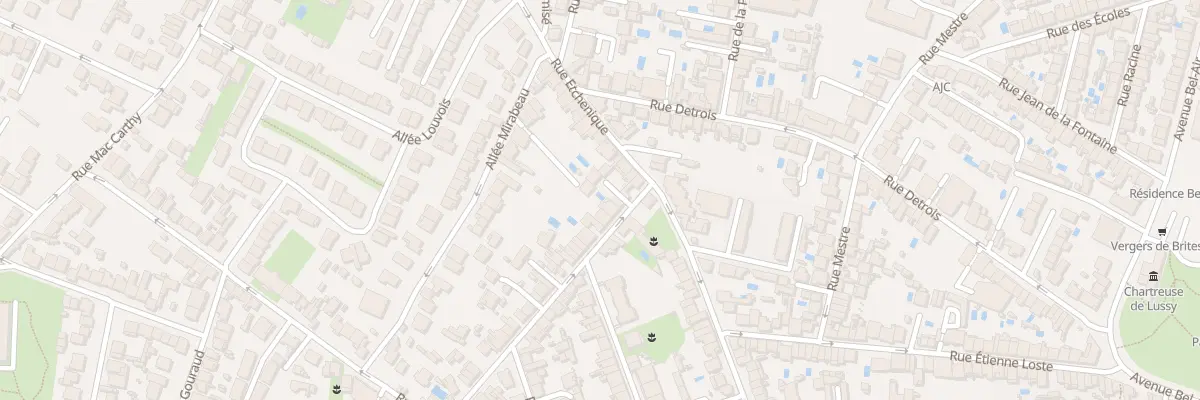 Plan du 7 Rue Jean Grondel à Bordeaux