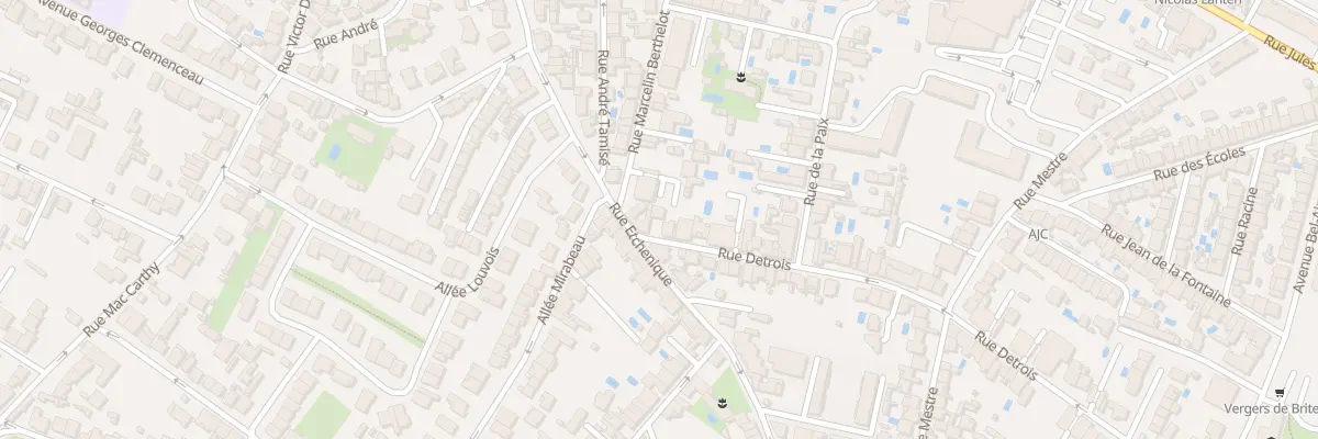 Plan du 107 Rue Detrois à Bordeaux