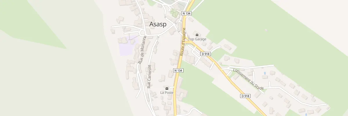 Plan du 1967 Rte d’Espagne à Asasp-Arros