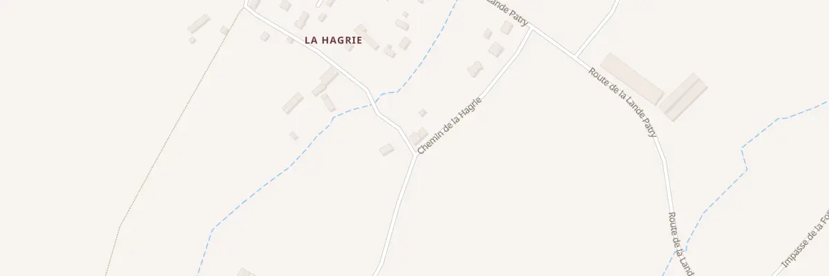 Plan du 445 Che de la Hagrie à Cerisy-Belle-Étoile