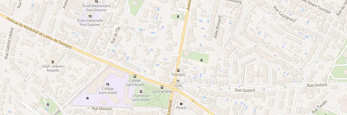 Plan du 16 Av de Verdun à Bordeaux