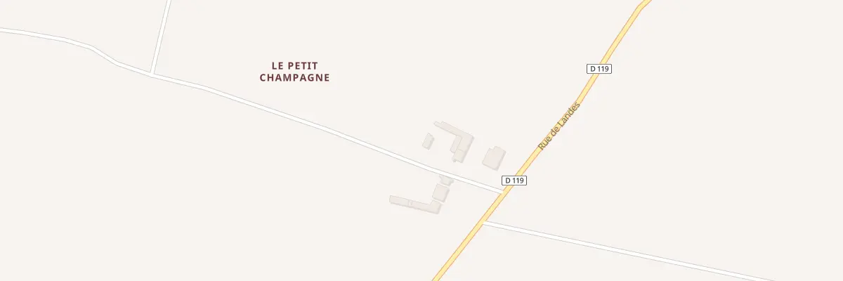 Plan du 5045 Le Petit Champagne à Torxé