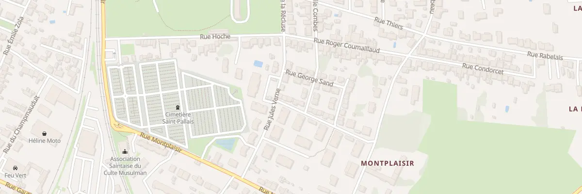 Plan du 5 Rue Paul Verlaine à Saintes