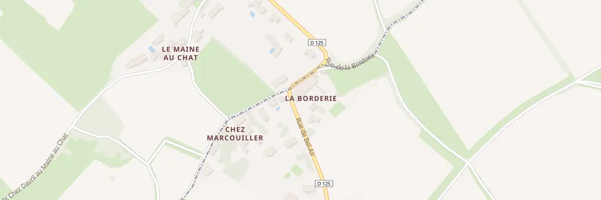 Plan du 1 Rue de Bel Air à Berneuil