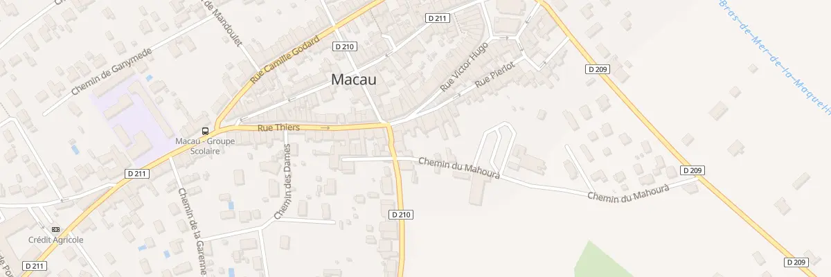 Plan du 13 Pl Carnot à Macau