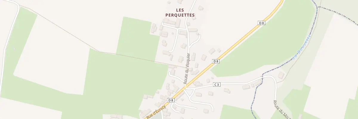 Plan du 3 Rte du Vloquier - Bauquay aux Monts d’Aunay