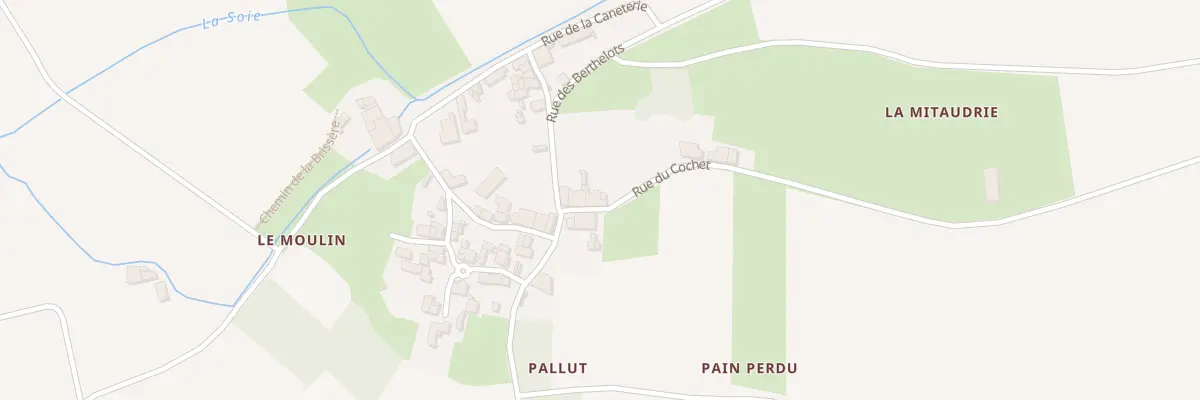 Plan du 5 Rue du Cochet à Landes