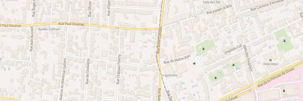 Plan du 217 Rue Émile Combes à Mérignac