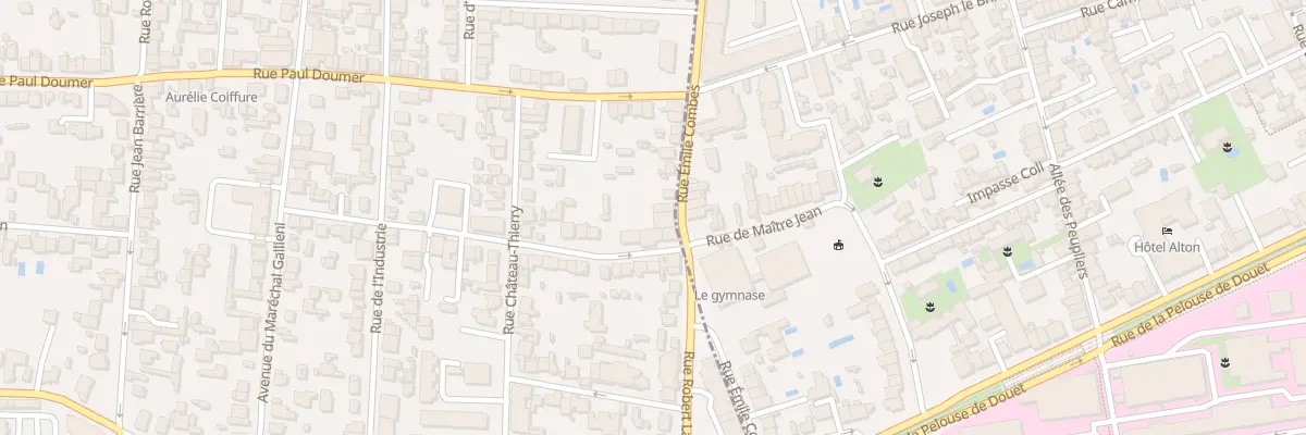 Plan du 221 Rue Émile Combes à Mérignac
