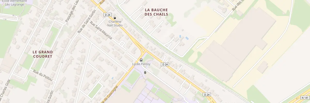 Plan du 45 Rue du Docteur Jean à Saintes