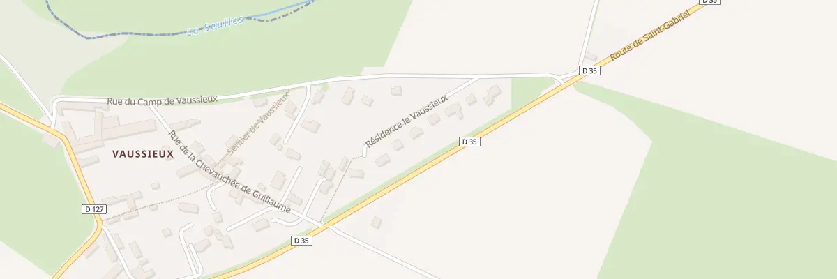 Plan du 10 Vaussieux à Vaux-sur-Seulles