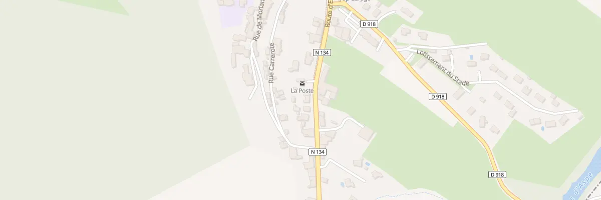 Plan du 2082 Rte d’Espagne à Asasp-Arros