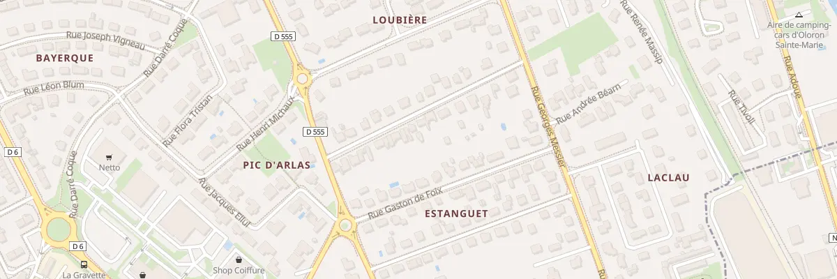 Plan du 15 Av Jean Jaures à Oloron-Sainte-Marie