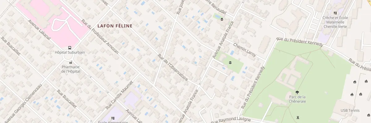 Plan du 15 Rue de l’Observatoire au Bouscat