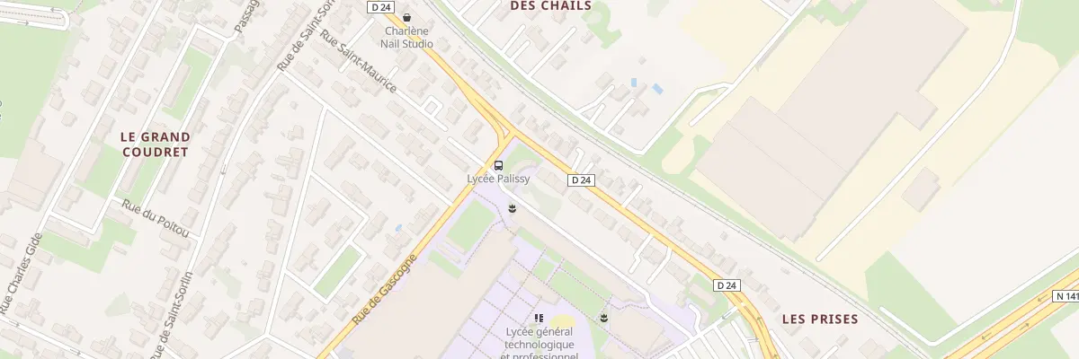 Plan du 70 Rue du Docteur Jean à Saintes