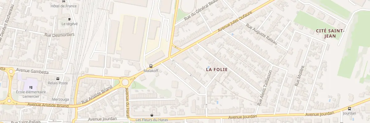 Plan du 44 Av Jules Dufaure à Saintes