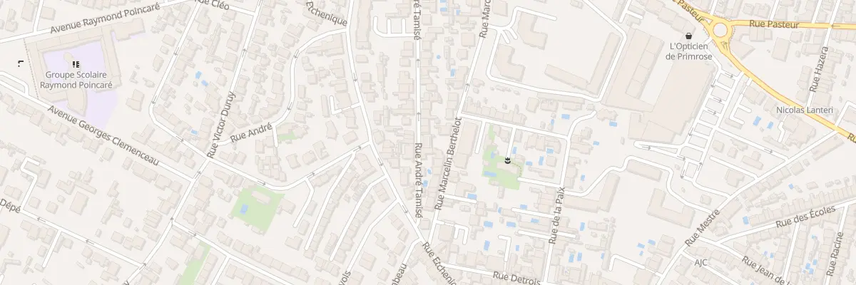 Plan du 50 Rue Andrée Tamisé à Bordeaux