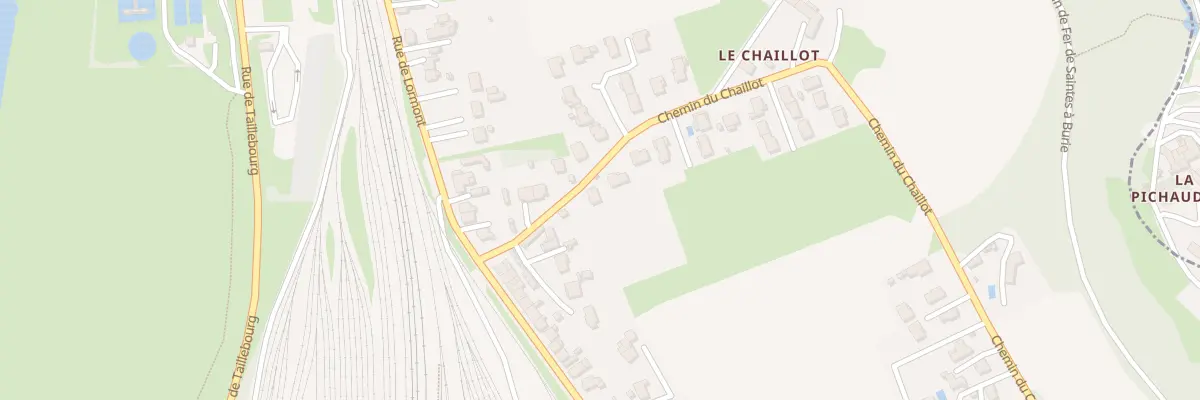 Plan du 6 Che du Chaillot à Saintes