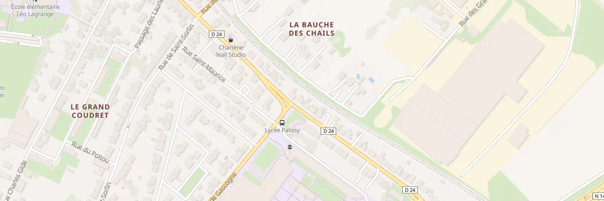 Plan du 43 Rue du Docteur Jean à Saintes