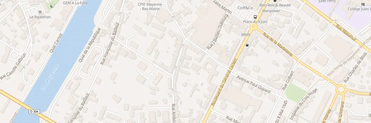 Plan du 7B Rue Ambroise Gestière à Mayenne