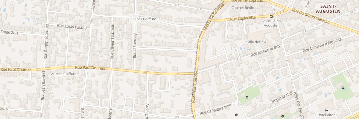 Plan du 6 Rue Charles Boubes à Mérignac