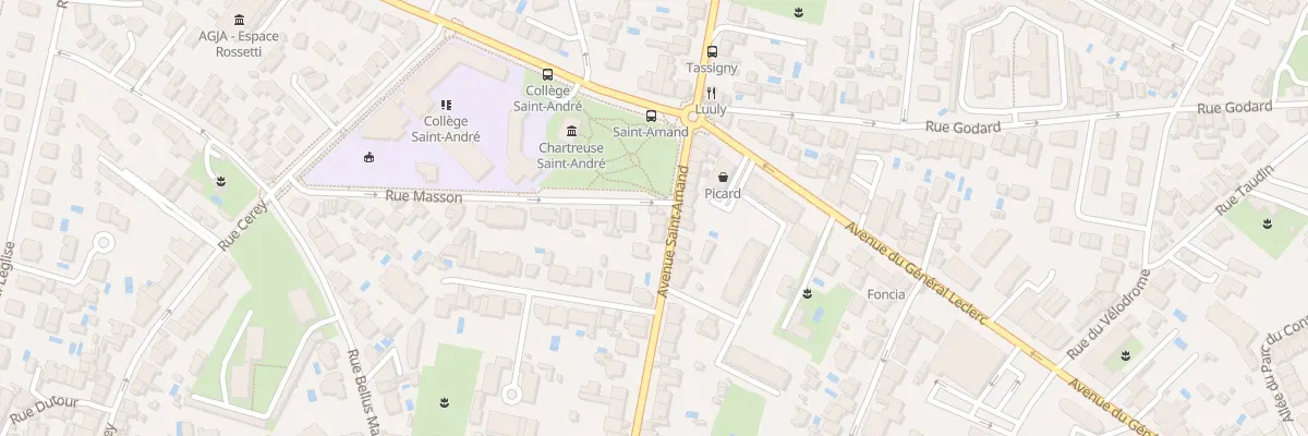 Plan du 54 Av Saint-Amand à Bordeaux