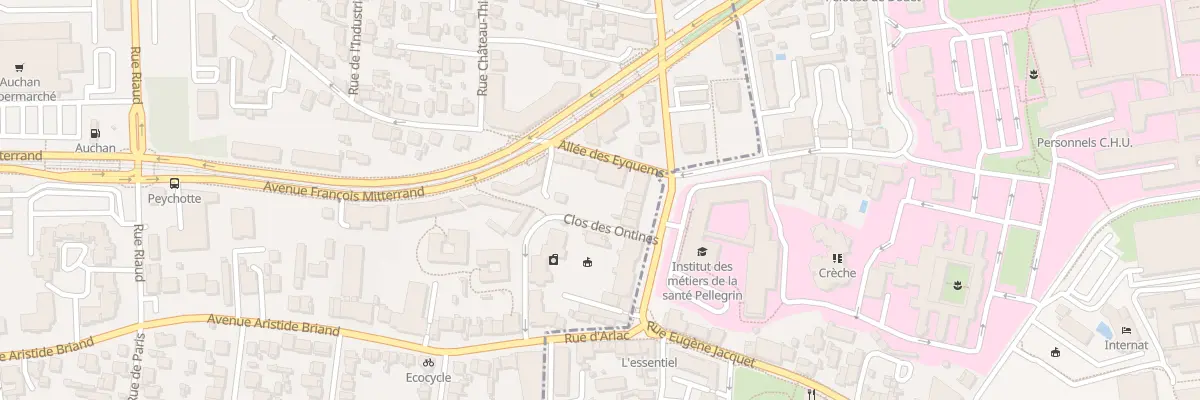 Plan du 5 Rue Francisco Ferrer à Mérignac