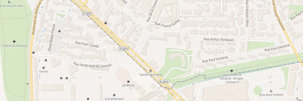 Plan du 10 Rue de la Colonne à Bruges