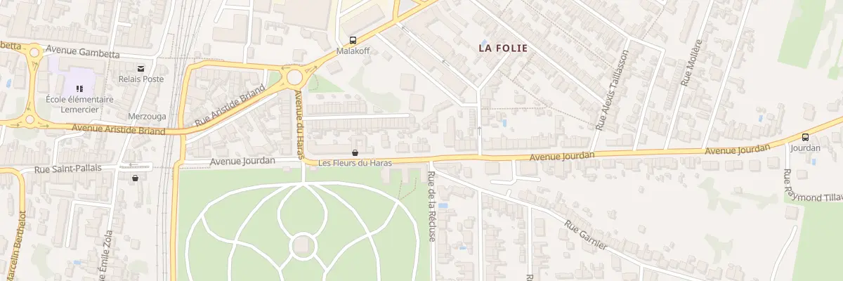 Plan du 25 Av Jourdan à Saintes