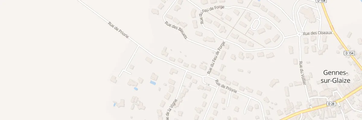 Plan du 24 Rue de Priorie à Gennes-Longuefuye