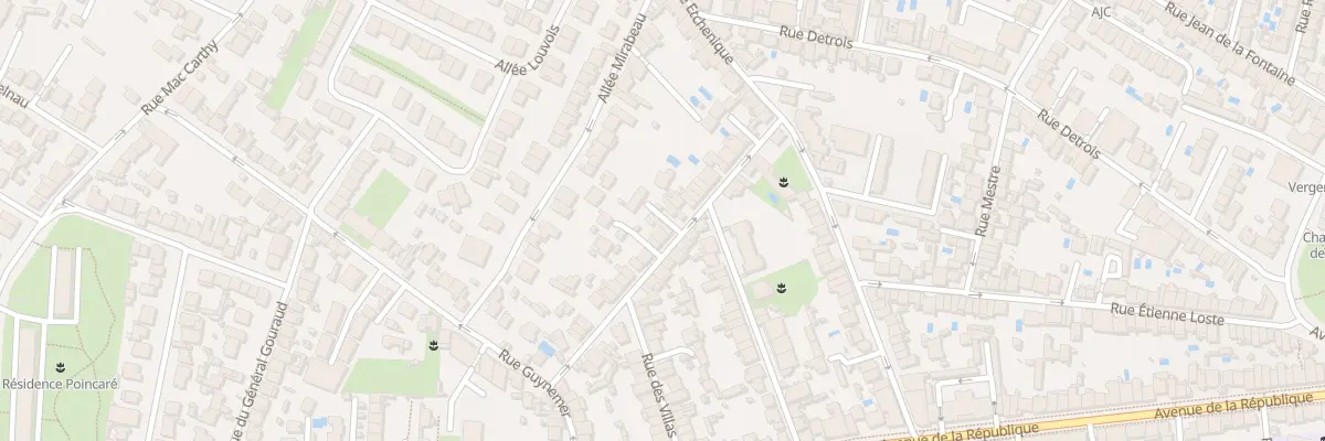 Plan du 29 Rue Jean Grondel à Bordeaux