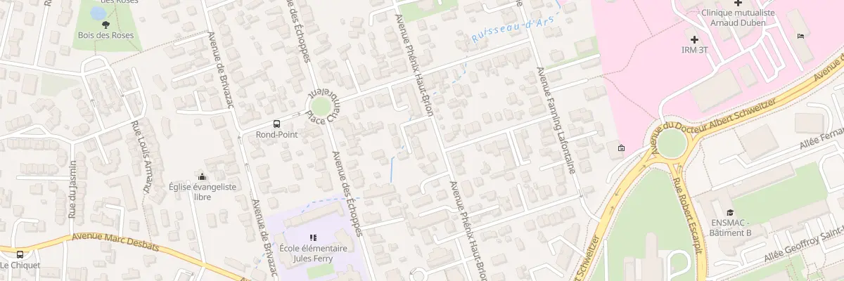 Plan du 46 Av Phenix Haut-Brion à Pessac