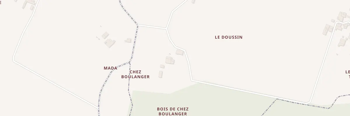 Plan du 3 Chez Boulanger à Consac