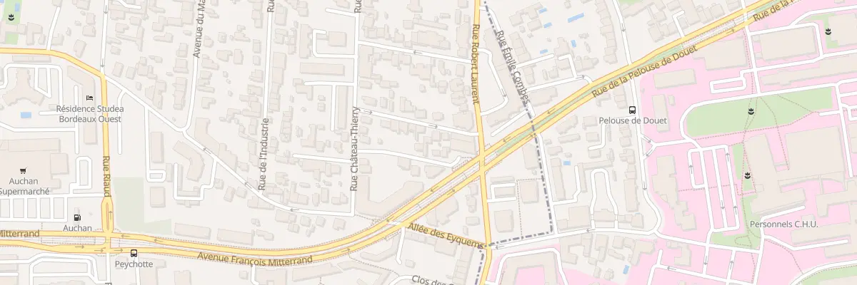 Plan du 12 Rue du Haut Tondu à Mérignac