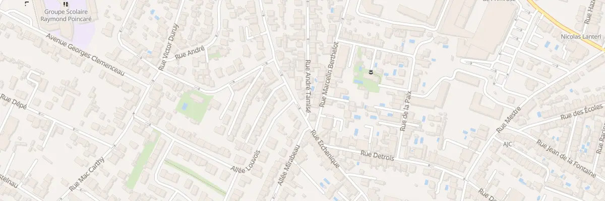 Plan du 66 Rue Etchenique à Bordeaux
