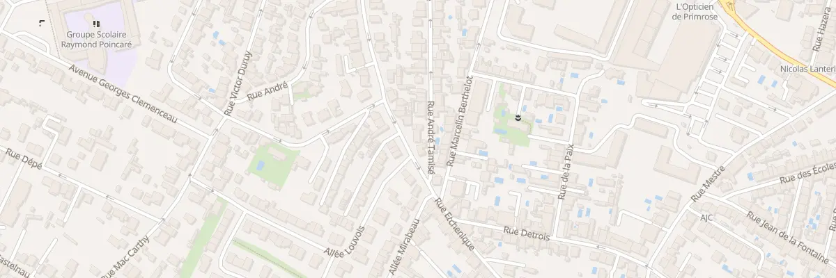 Plan du 55 Rue Andrée Tamisé à Bordeaux