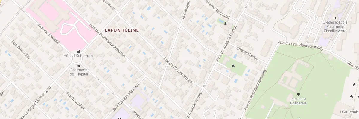 Plan du 19 Rue de l’Observatoire au Bouscat
