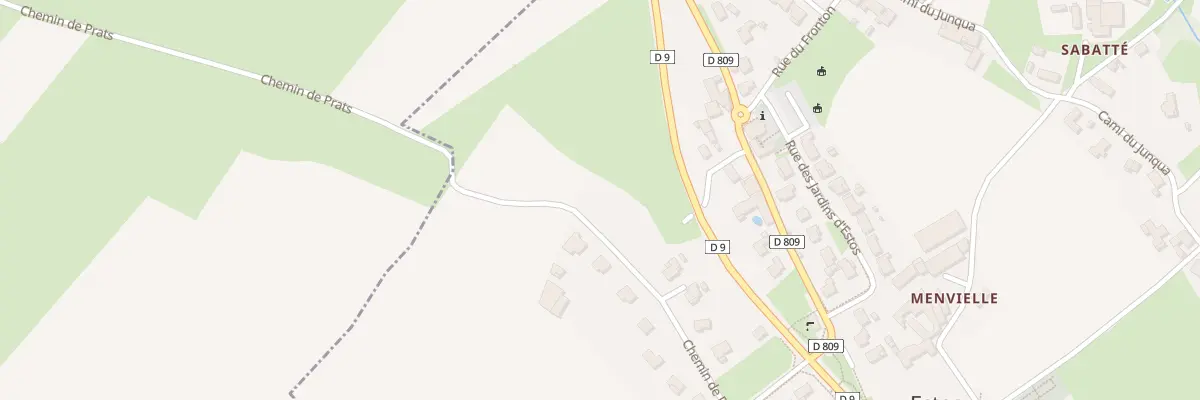 Plan du 24 Che de Prats à Estos