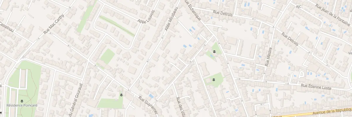 Plan du 29B Rue Jean Grondel à Bordeaux